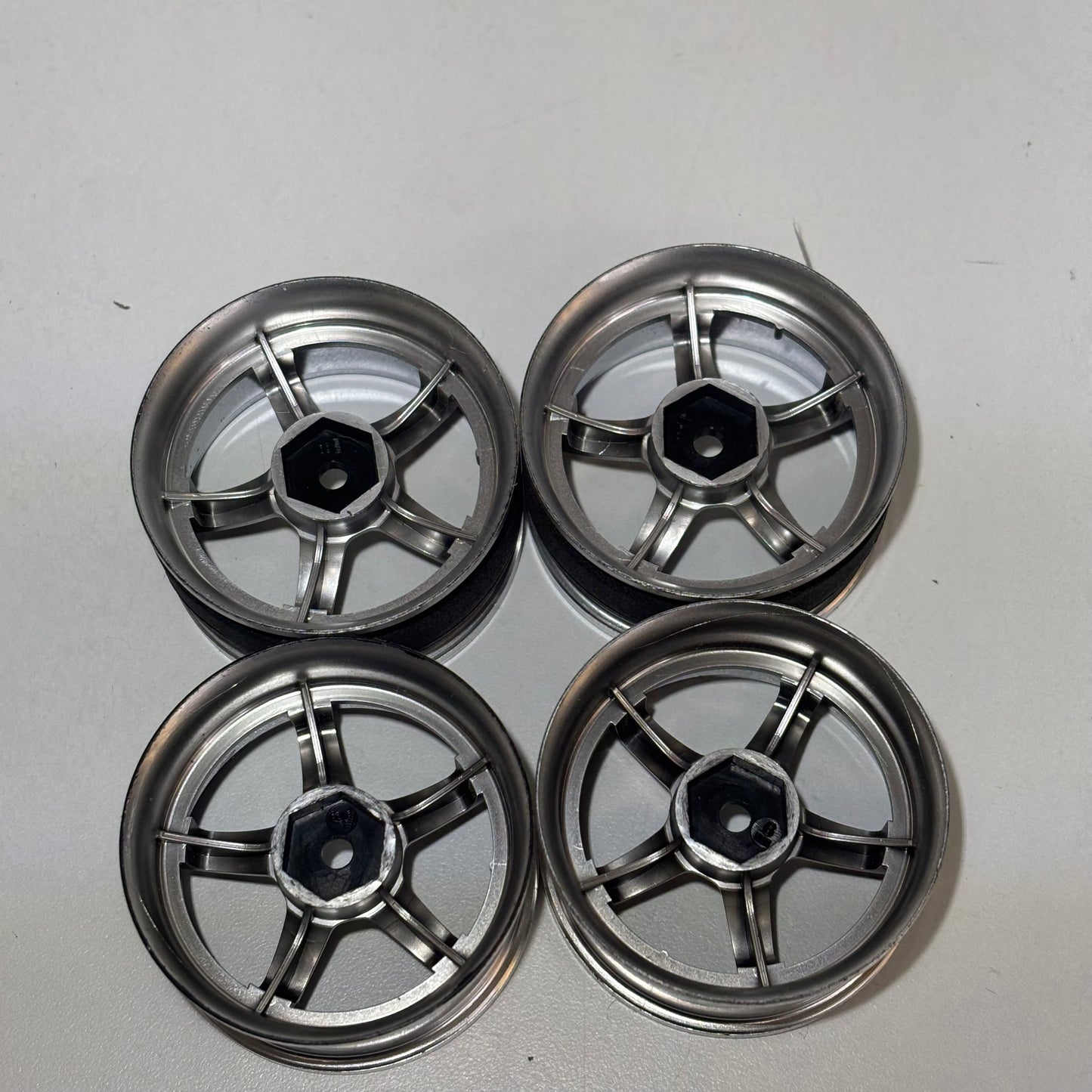 Lab Black/Chrome Wheels Offset 2 x 6mm & 2 x 8mm