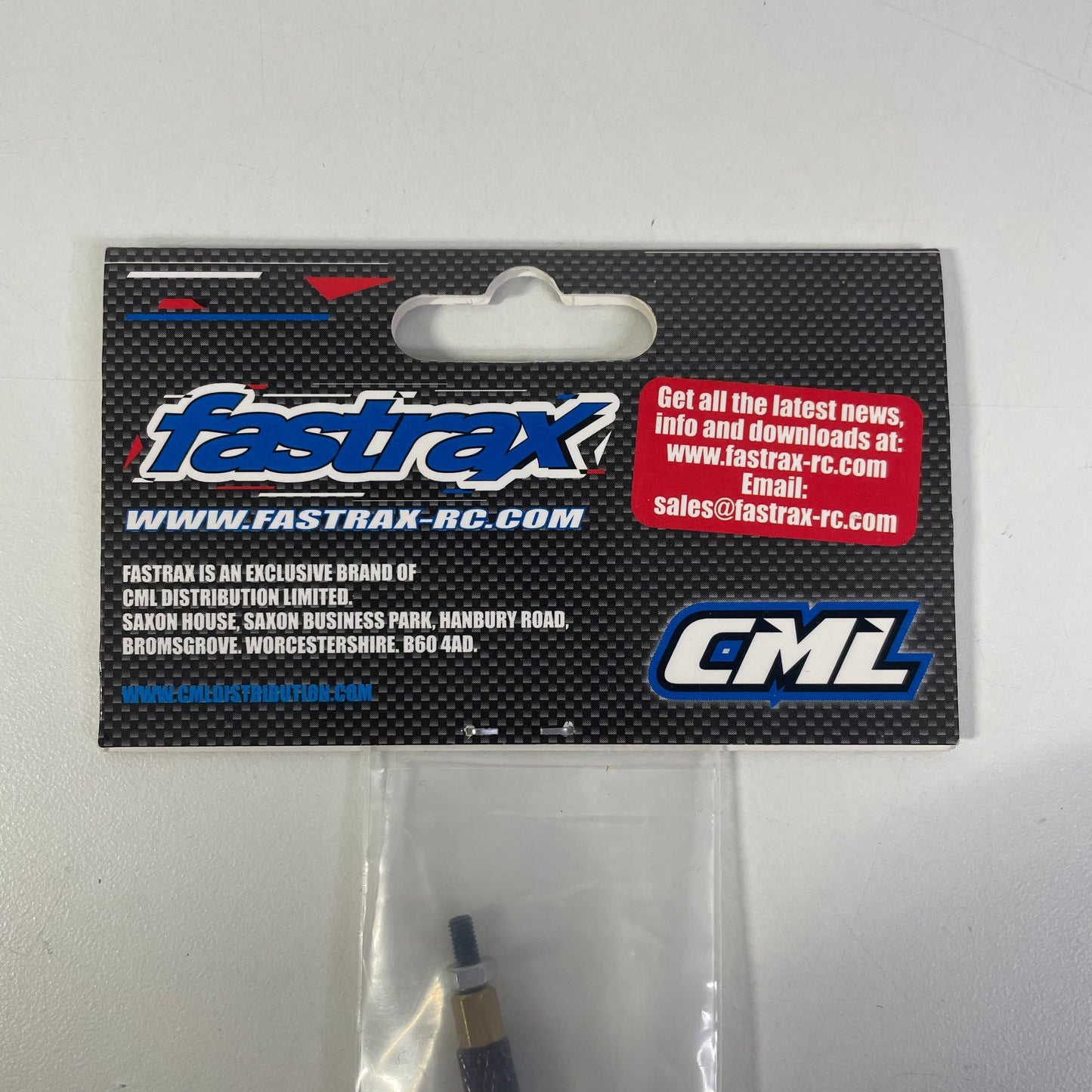 Fastrax Short Antenna/Flag Pole 115mm - Silver - Crawler