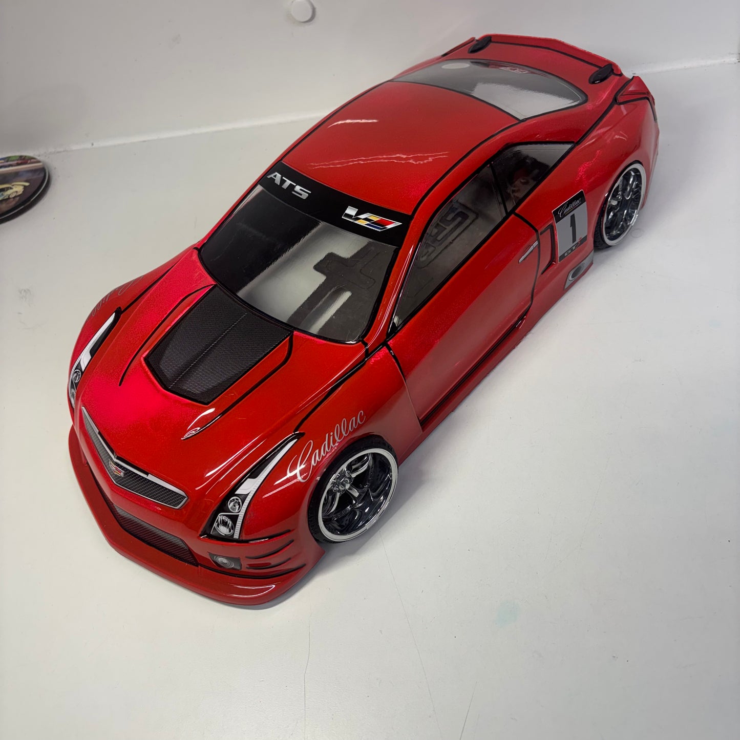 Protoform Cadillac Bodyshell Red Ats-V.R