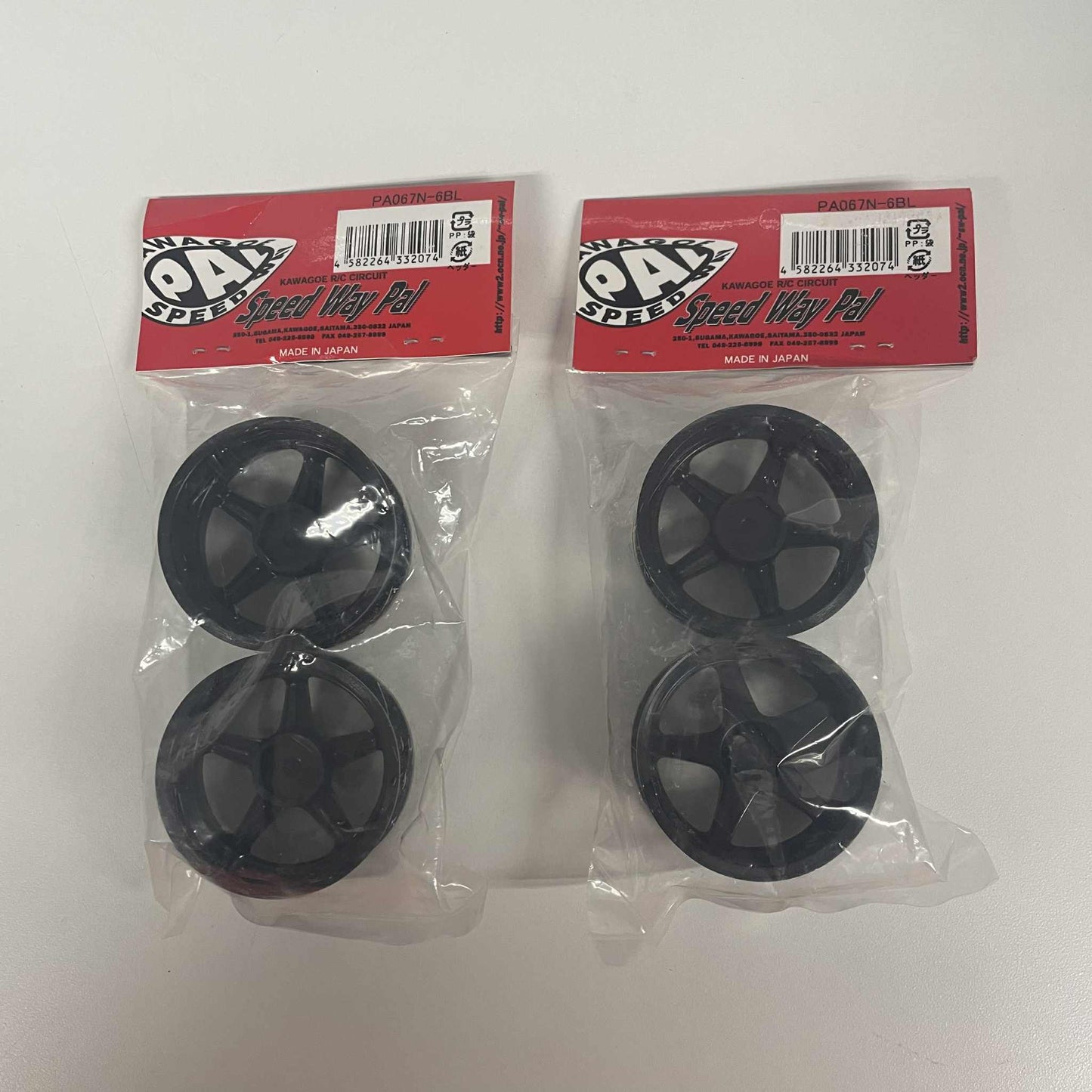 Speed Way Pal Black Wheels New Volk LM GT 6MM PA067N 6BL