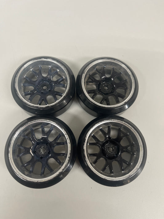 Black Chrome Wheels With Tyres Outdoor Offset 6/7