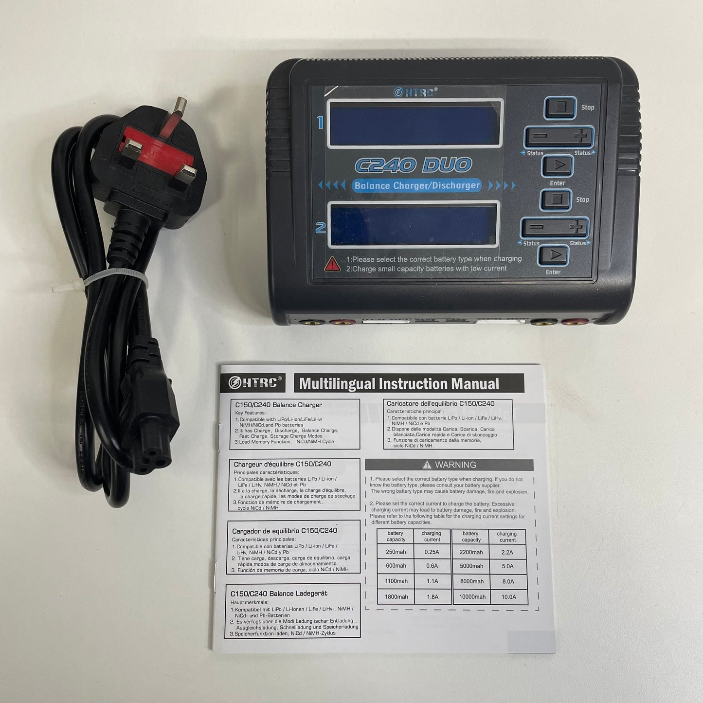 HTRC C240 Duo Balance Dual Charger/Discharger