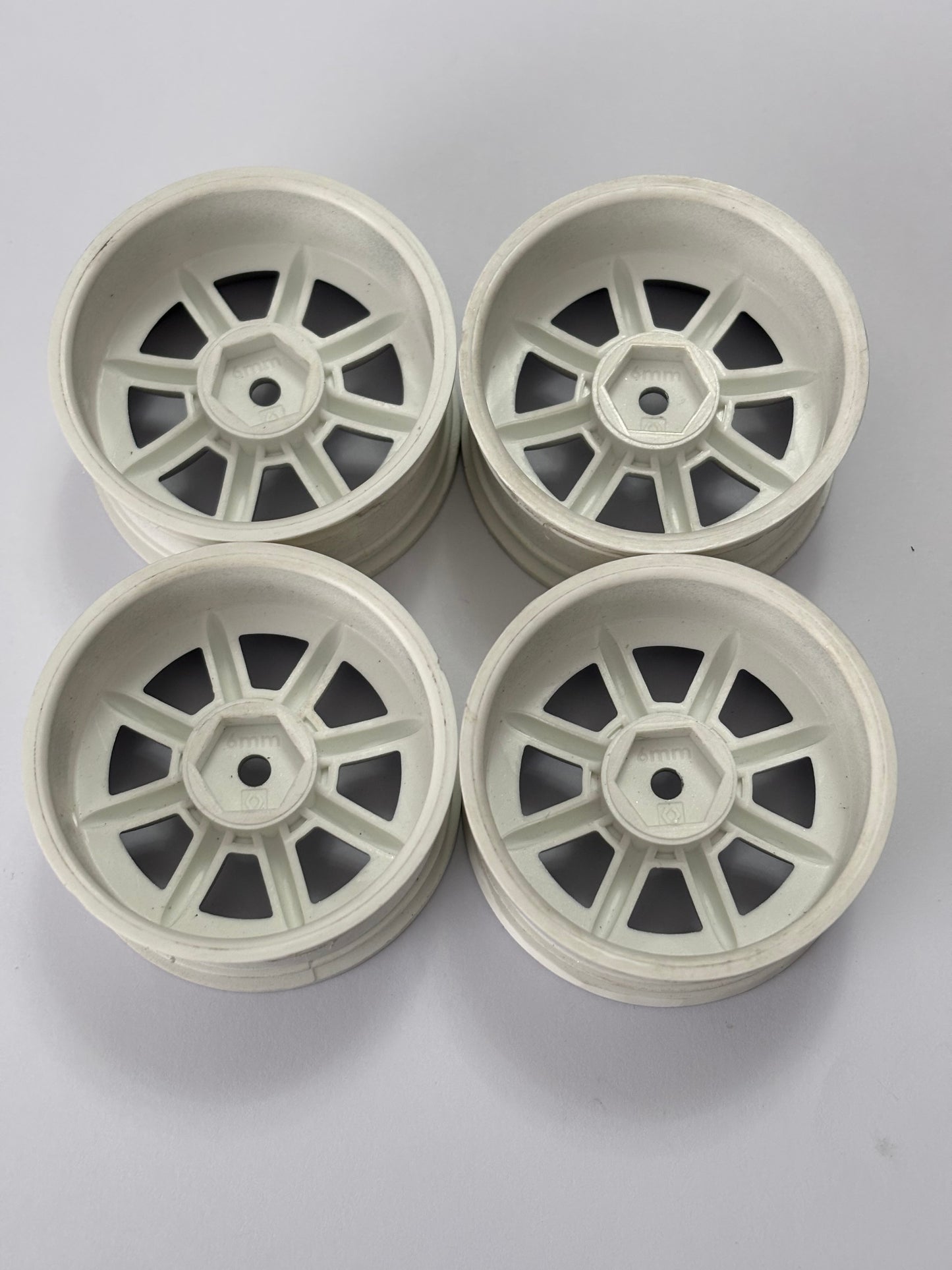Silver HPI Mini Lite Watanabe Wheels Offset 6