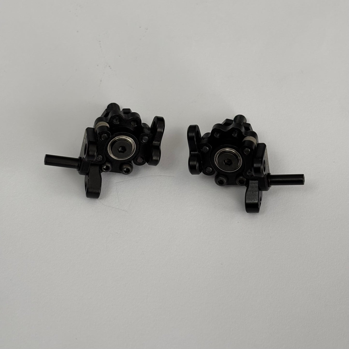 Team AD Reve D Knuckles Front Black Alloy Adjustable