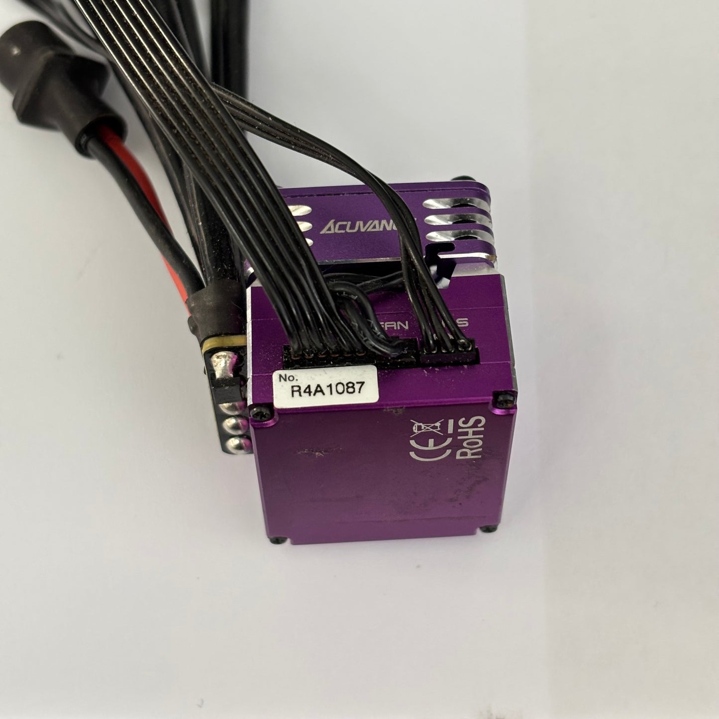 Acuvance Rad Alloy Purple ESC With Fan Long Wires Turbo Boost