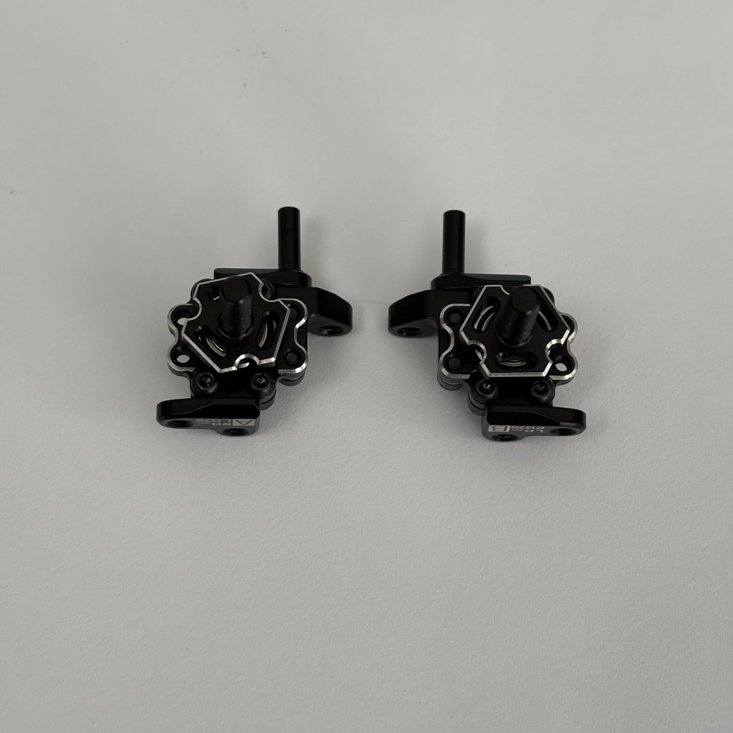Team AD Reve D Knuckles Front Black Alloy Adjustable