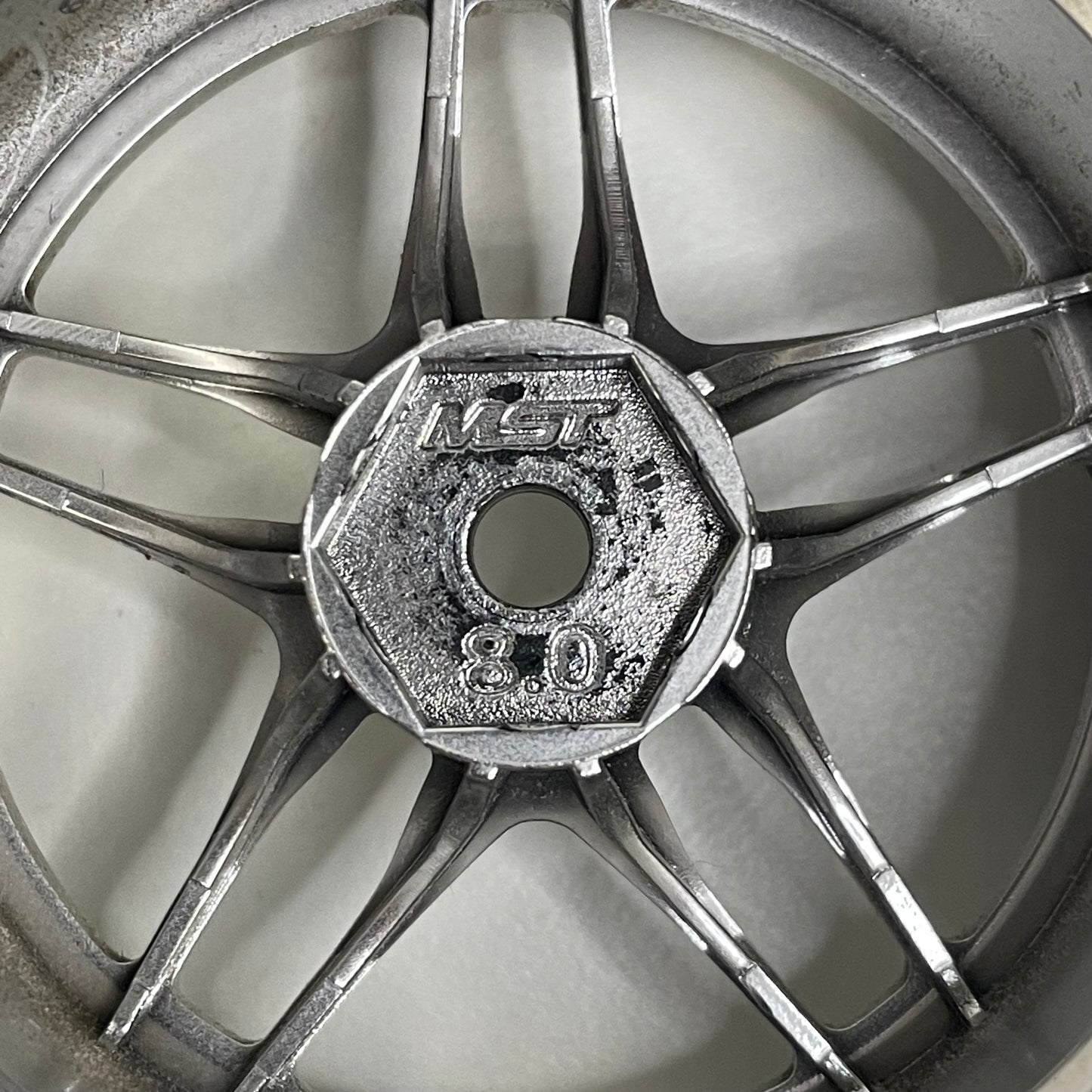 MST Wheels Chrome Offset 8mm DS Racing Tyres