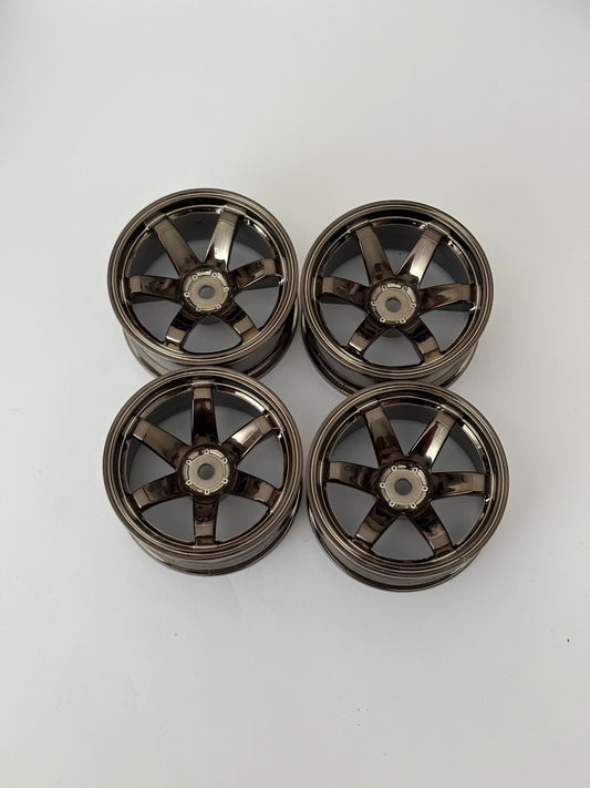 Gunmetal Rays TE37 6MM Wheels