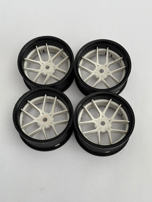 Tetsujin Black White Wheels Adjustable Offset