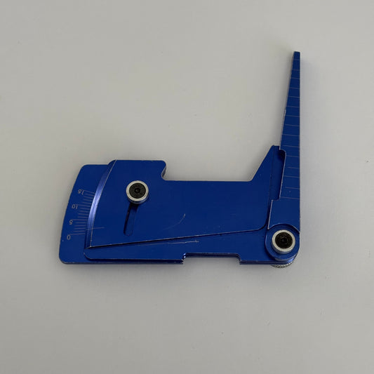 Fastrax Wheel Camber Gauge Blue Alloy 0-15