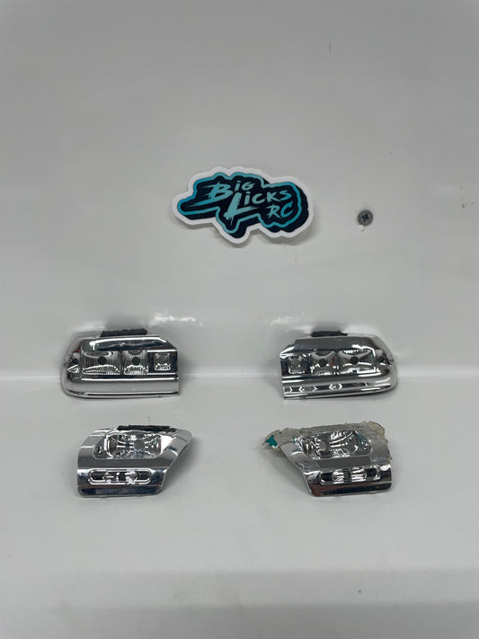 Yokomo Chrome Mazda RX7 FC Light Buckets