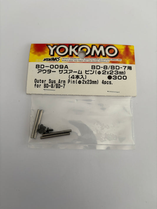 Yokomo BD-009A Suspension Arm Pin 2 x 23mm