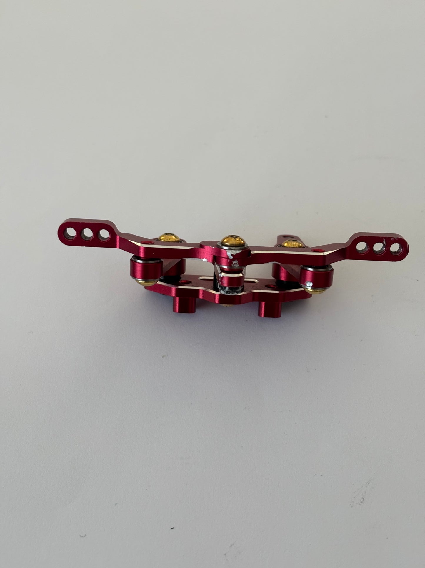 Overdose Galm OD3547 Triple Link Steering Rack Red Alloy Type 1