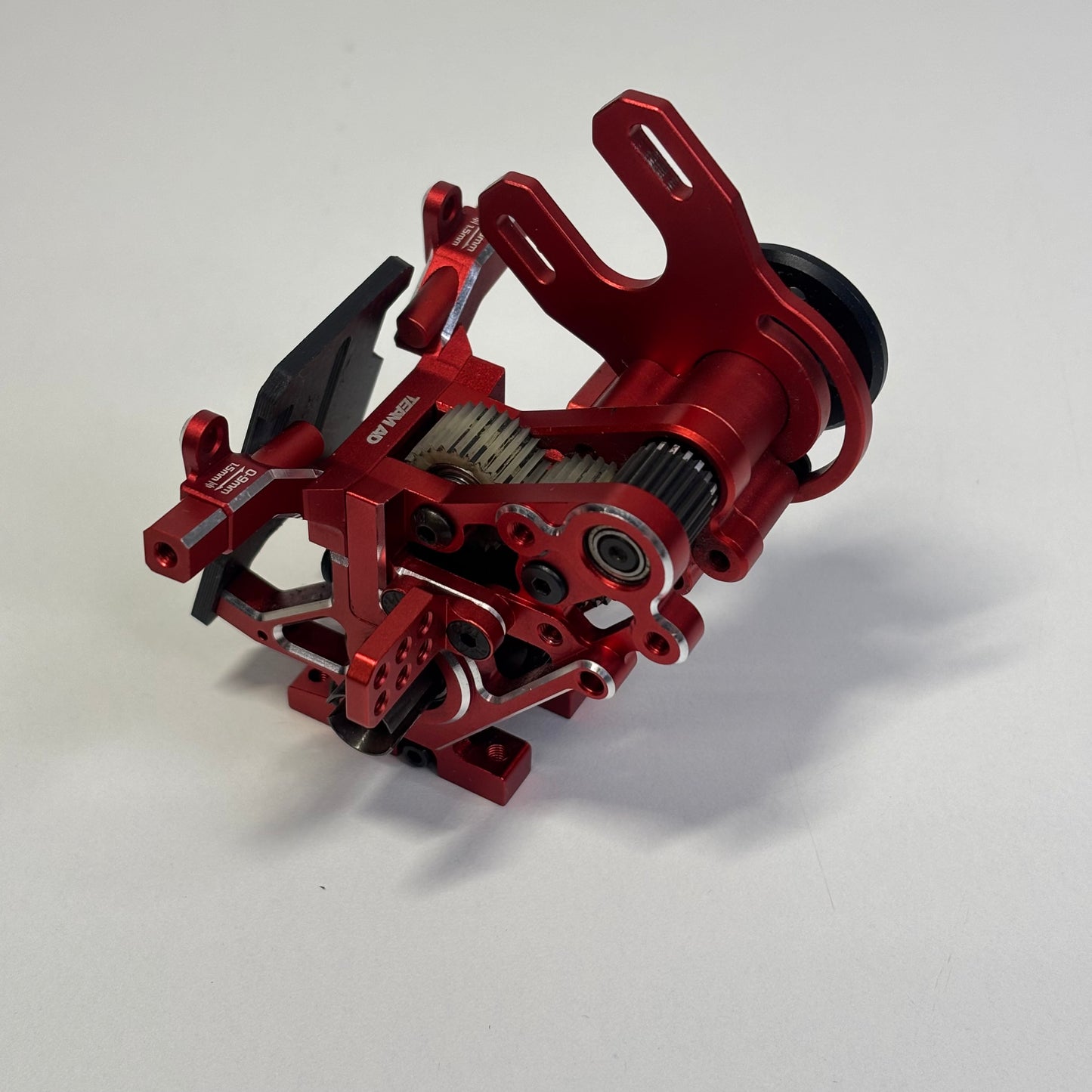 Team AD Gearbox Kit Red Alloy