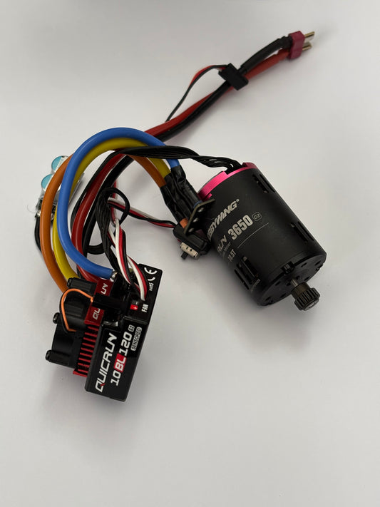 Hobbywing 10BL120 G2 ESC and Quicrun Motor 3650 G2 10.5