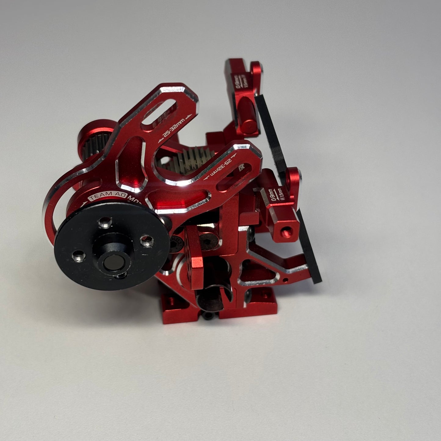 Team AD Gearbox Kit Red Alloy
