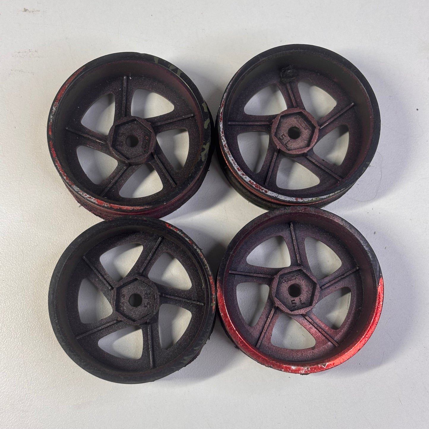 MST Green Wheels Offset 5