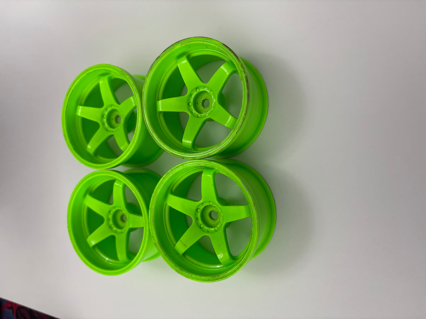 Topline Green Wheels Offset 7