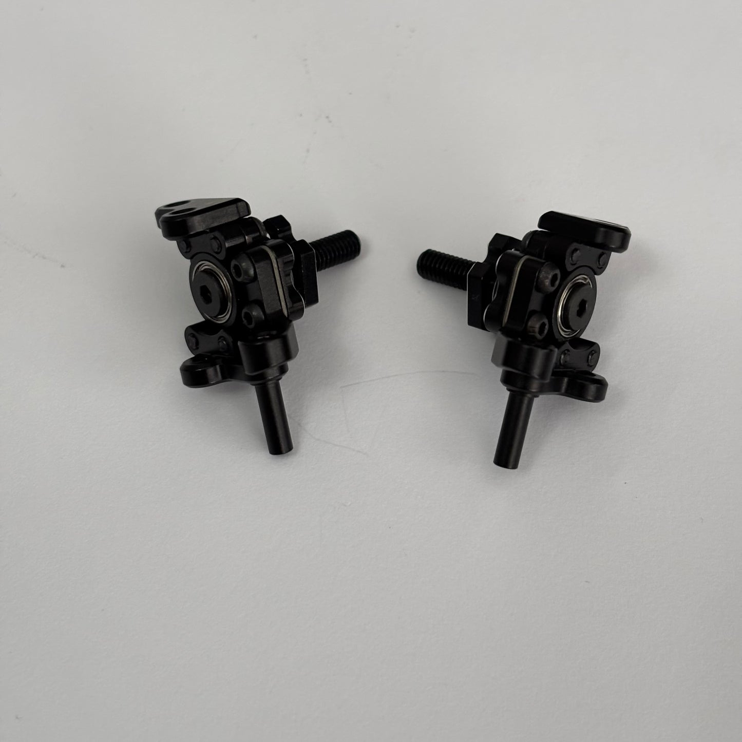 Team AD Reve D Knuckles Front Black Alloy Adjustable