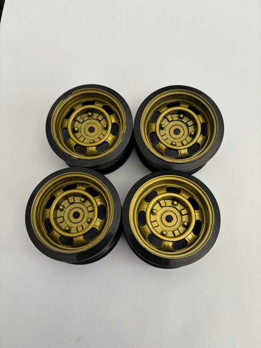 Black Gold Steel Style Wheels Offset 5/6