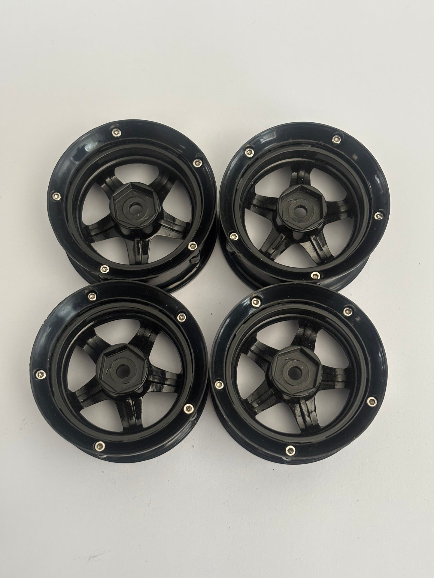 DS Racing Drift Element Wheels Adjsustable Offset Black Chrome