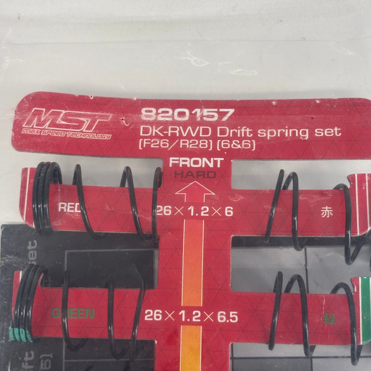 MST DK RWD Drift Spring Set F26 R28 #820157