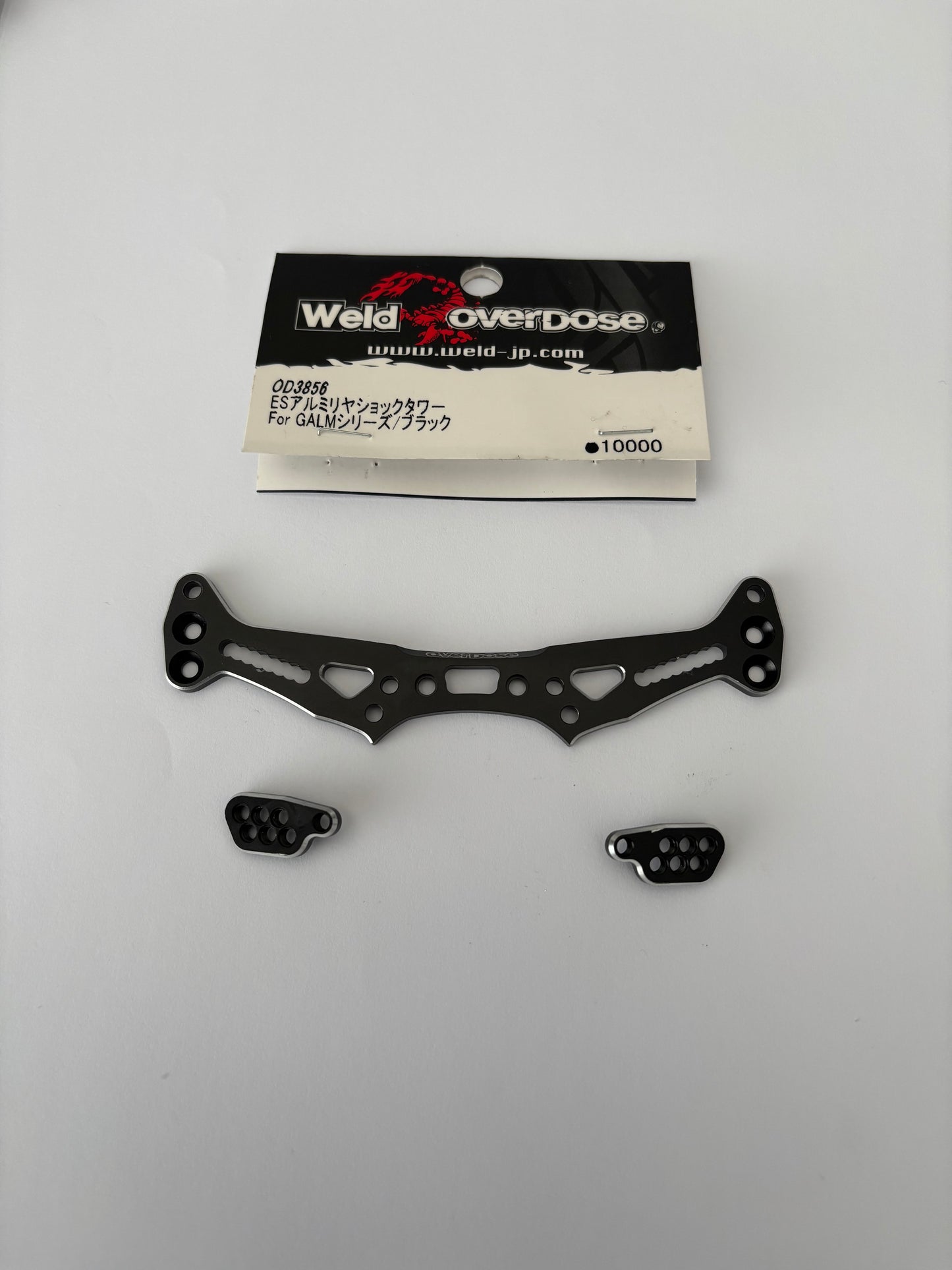 Overdose OD3856 Rear Alloy Black Shock Tower ES