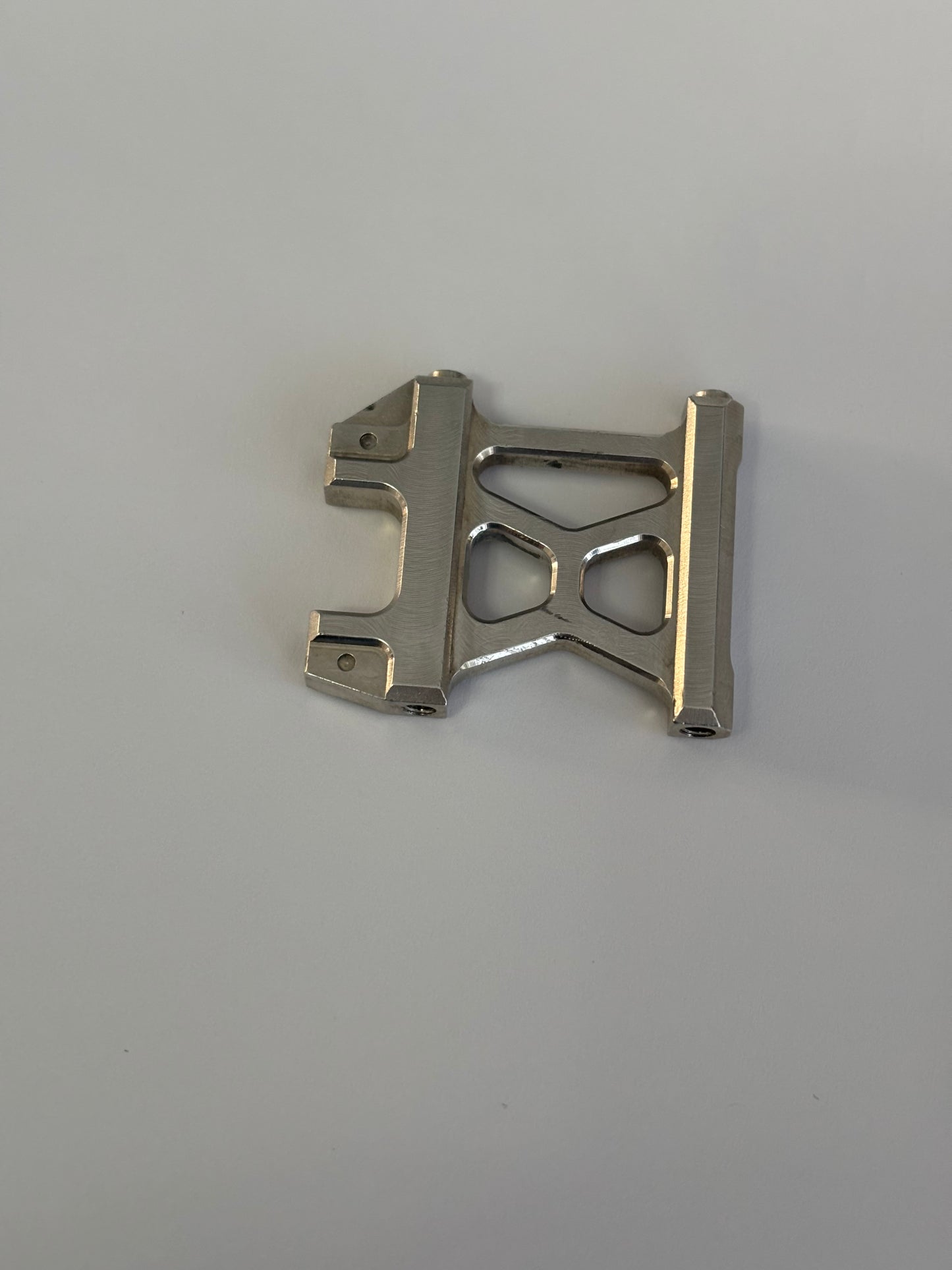 Overdose Galm Rear Motor Chassis Brace Polished OD2608