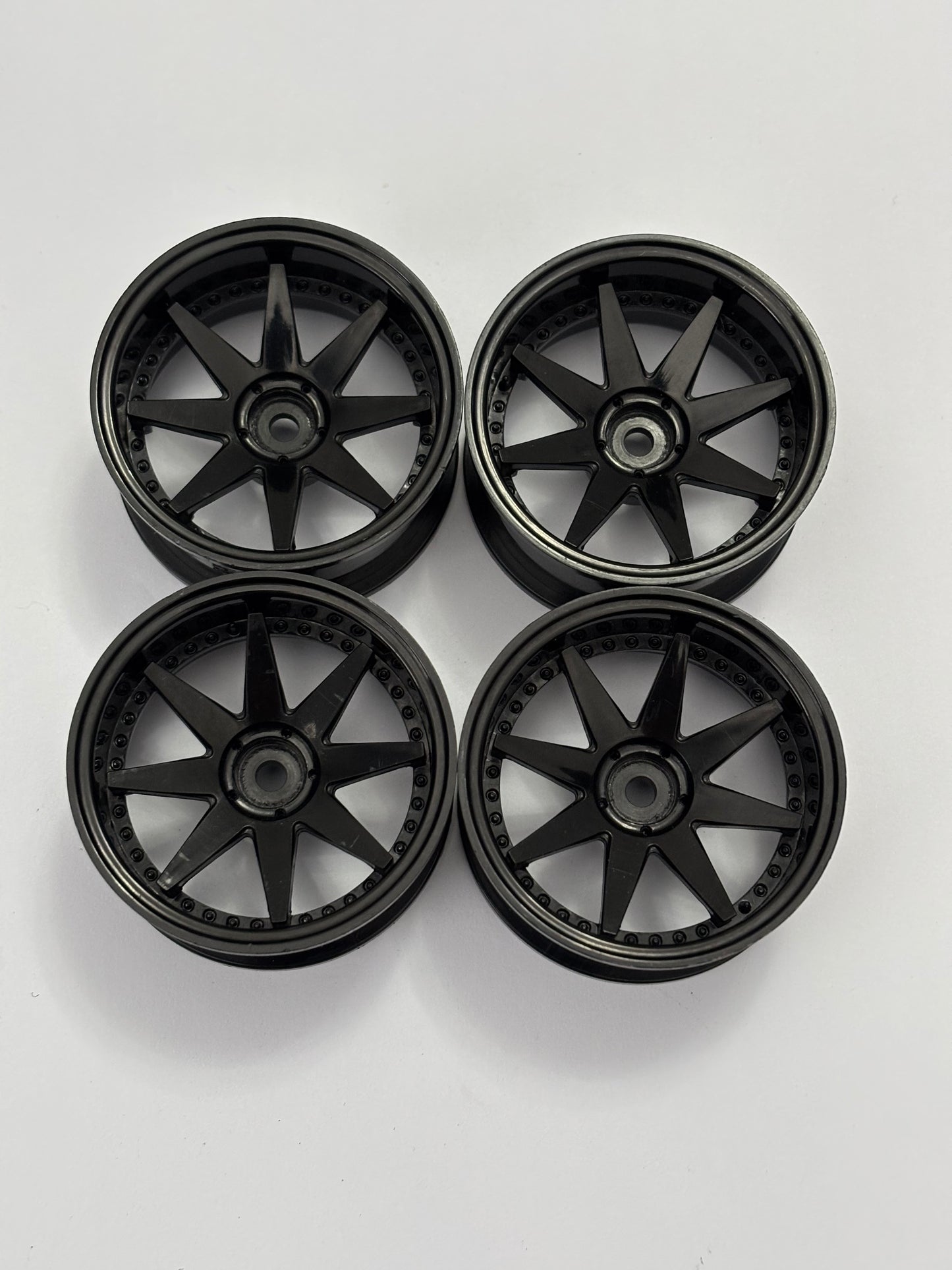Star Style 3PC Black Wheels Offset 8