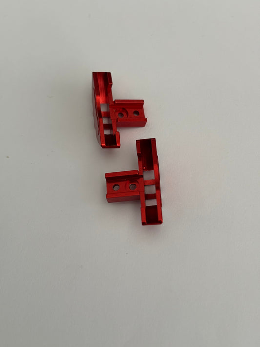 Red Alloy Brake Caliper Pair