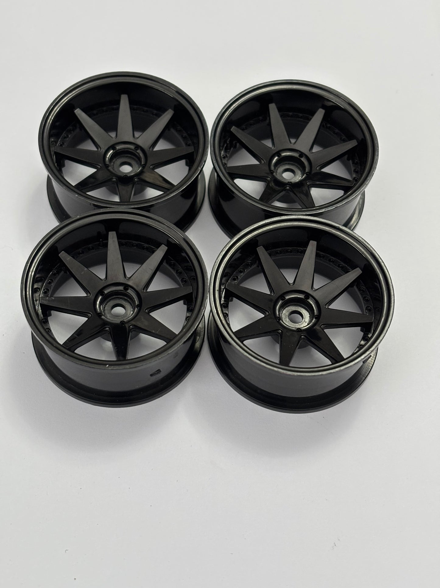 Star Style 3PC Black Wheels Offset 8