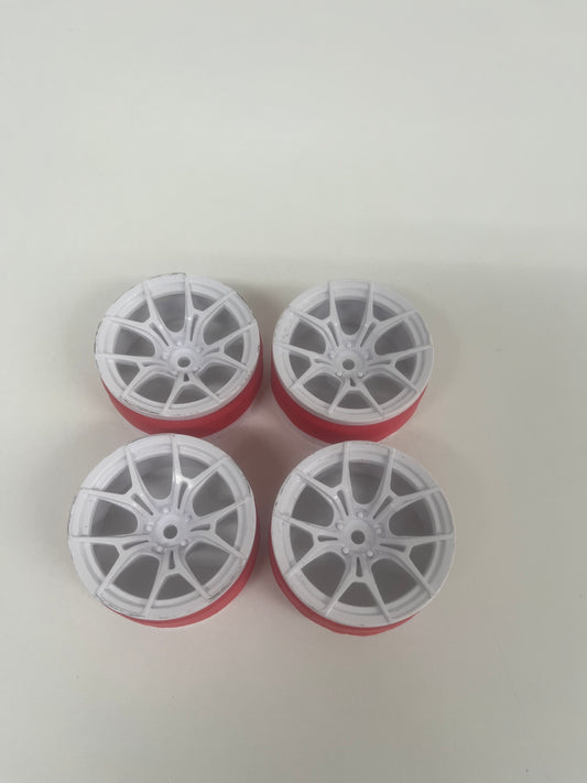 White Wheels Offset 6/8