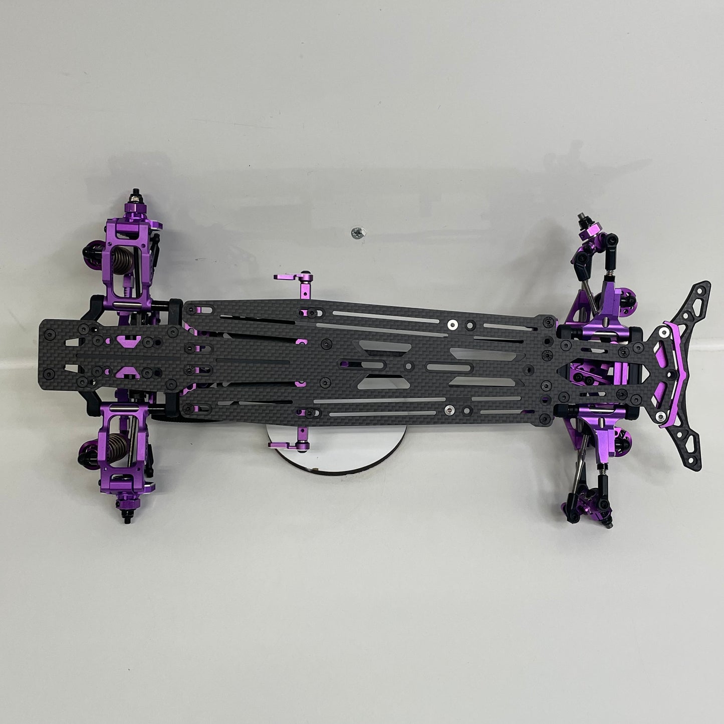 TeamAD RD2 Upgraded Chassis Alloy Carbon Purple X-Series Conversion XF Shark RWD