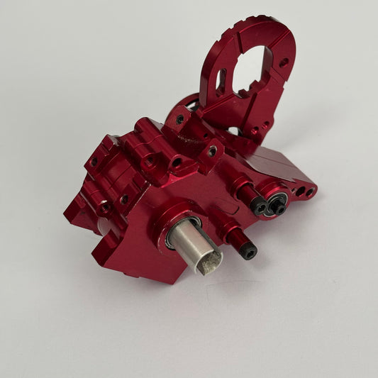 MST RMX 2.0 Red Alloy Gearbox Complete Motor Mount Diff