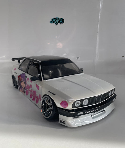 BMW M3 White Bodyshell Carbon Roof