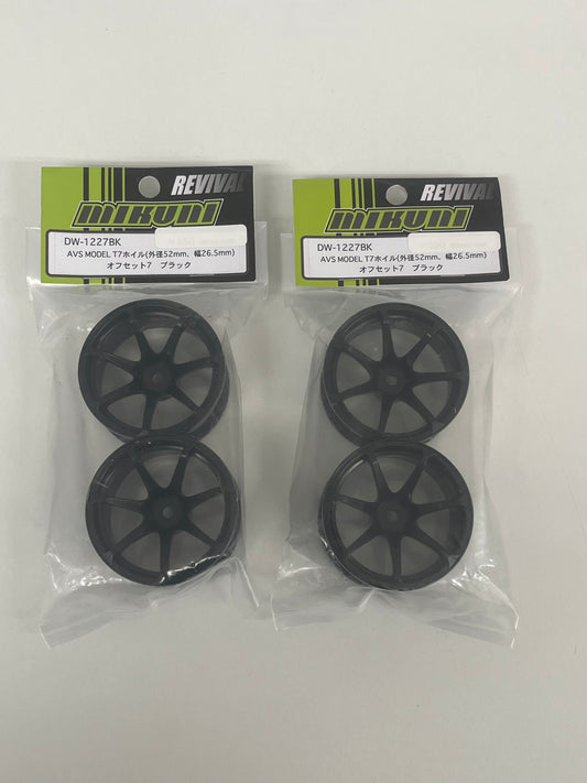 Mukini DW 1227 BK Wheels Black 26.5mm