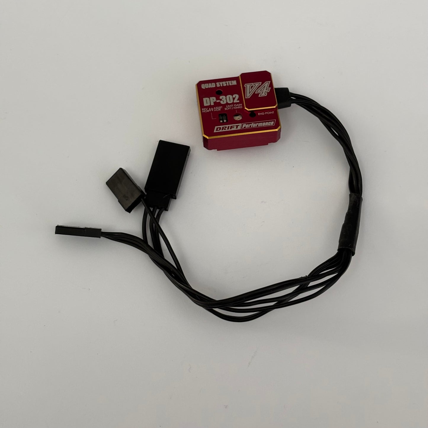 Yokomo V4 DP-302 Gyro Red Alloy