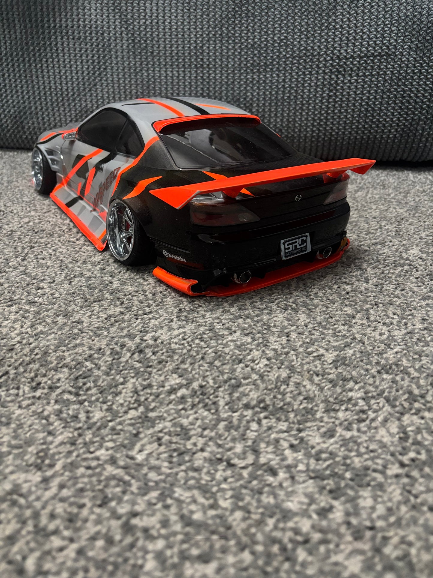 Addiction Nissan S15 Bodyshell Drift RC 257 x 200+