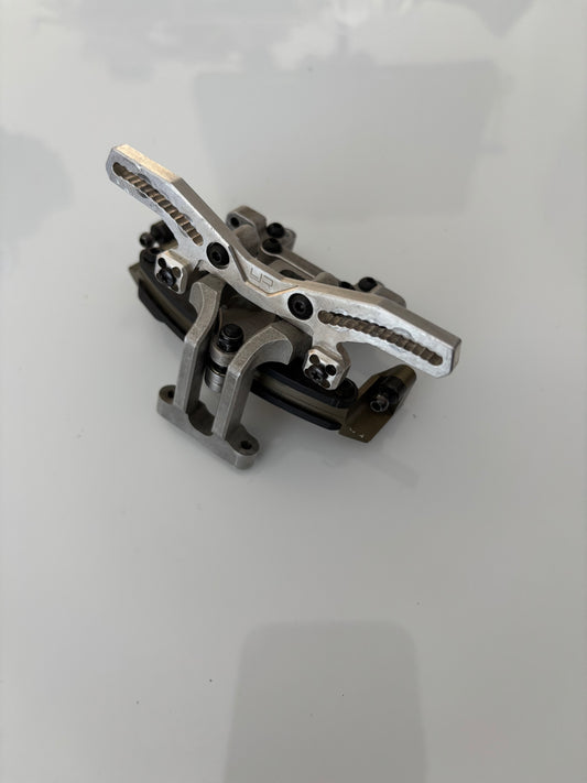 Yeah Racing YD2 Yokomo Bulkhead Slide Rack Alloy Shock Tower Silver
