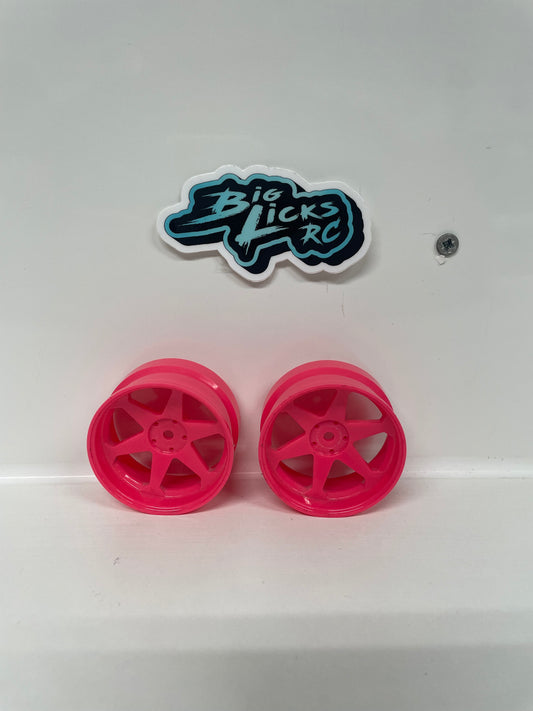 326Power Style Wheels Pink Offset 8 Pair