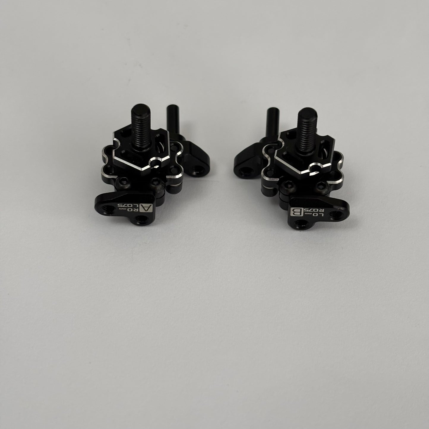 Team AD Reve D Knuckles Front Black Alloy Adjustable