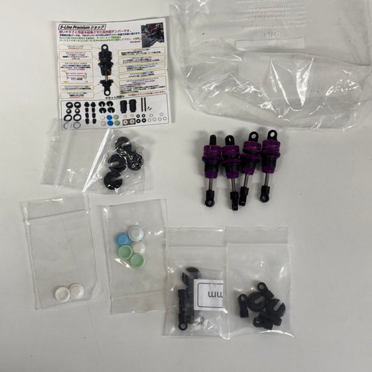 Topline S Line Premium Purple Alloy Shocks