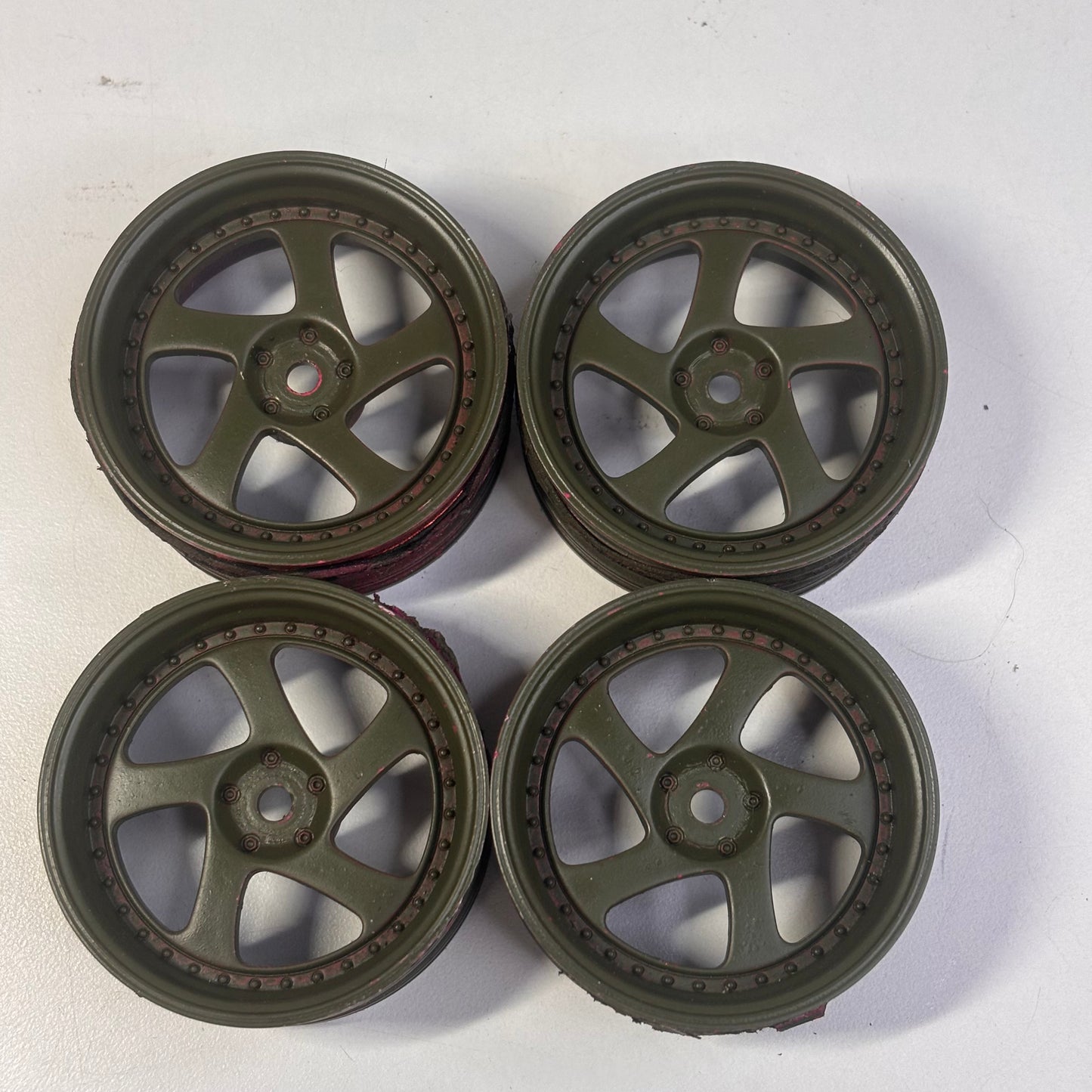 MST Green Wheels Offset 5