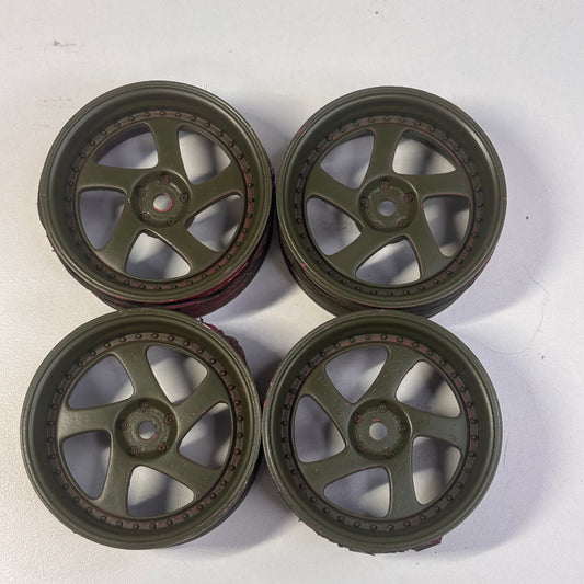 MST Green Wheels Offset 5