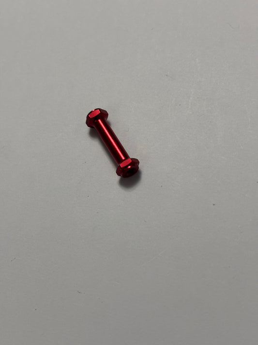 Overdose Red Alloy Gearbox Brace Spacer OD