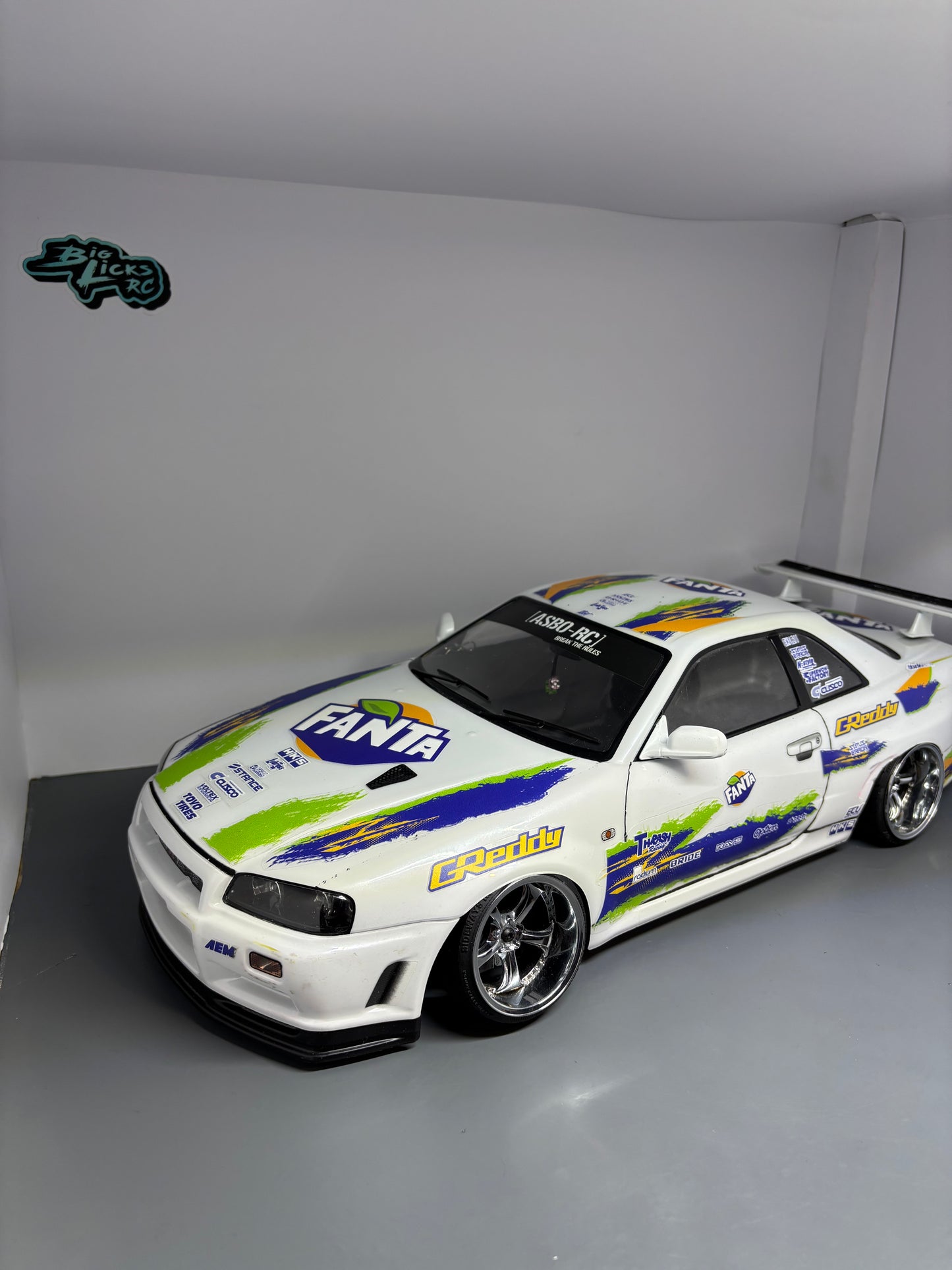 Killerbody Nissan R34 GTR Fanta Bodyshell