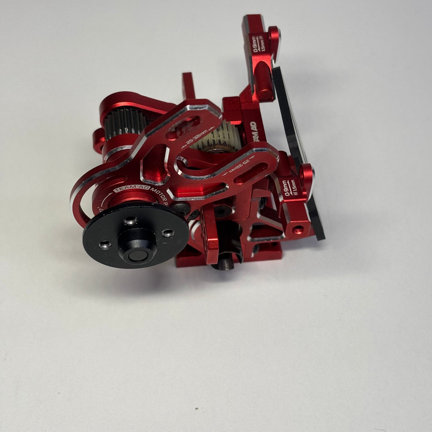 Team AD Gearbox Kit Red Alloy