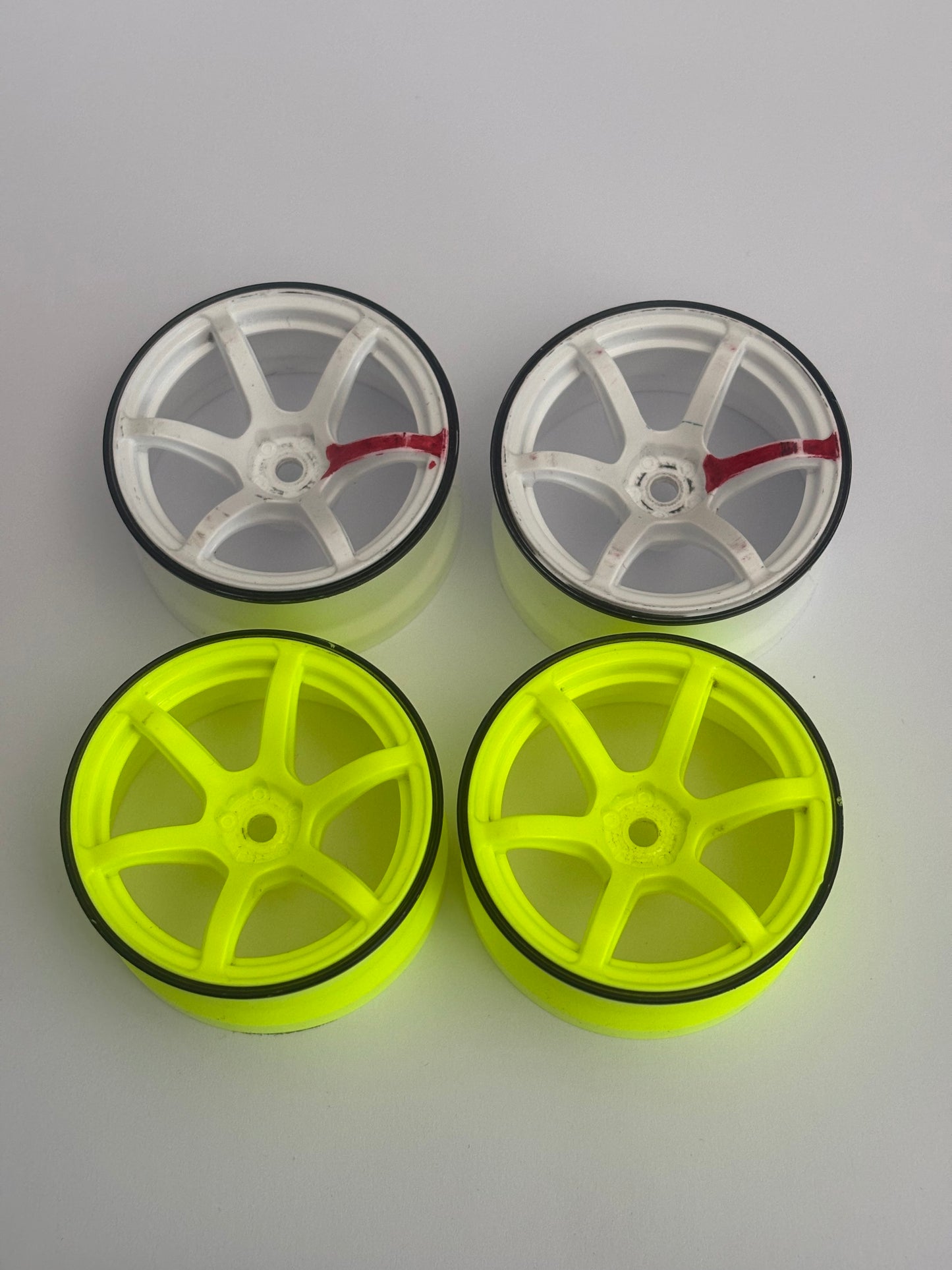 Yokomo 6MM Wheels Yellow White