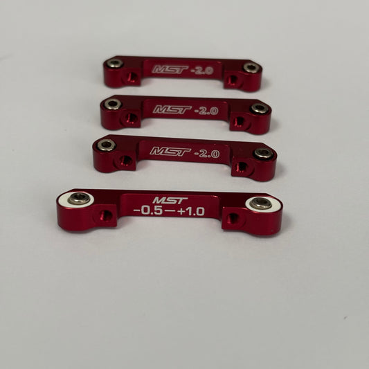 MST Red Alloy RMX 2.0 2.5 Front Rear Suspension Mounts #210576R
