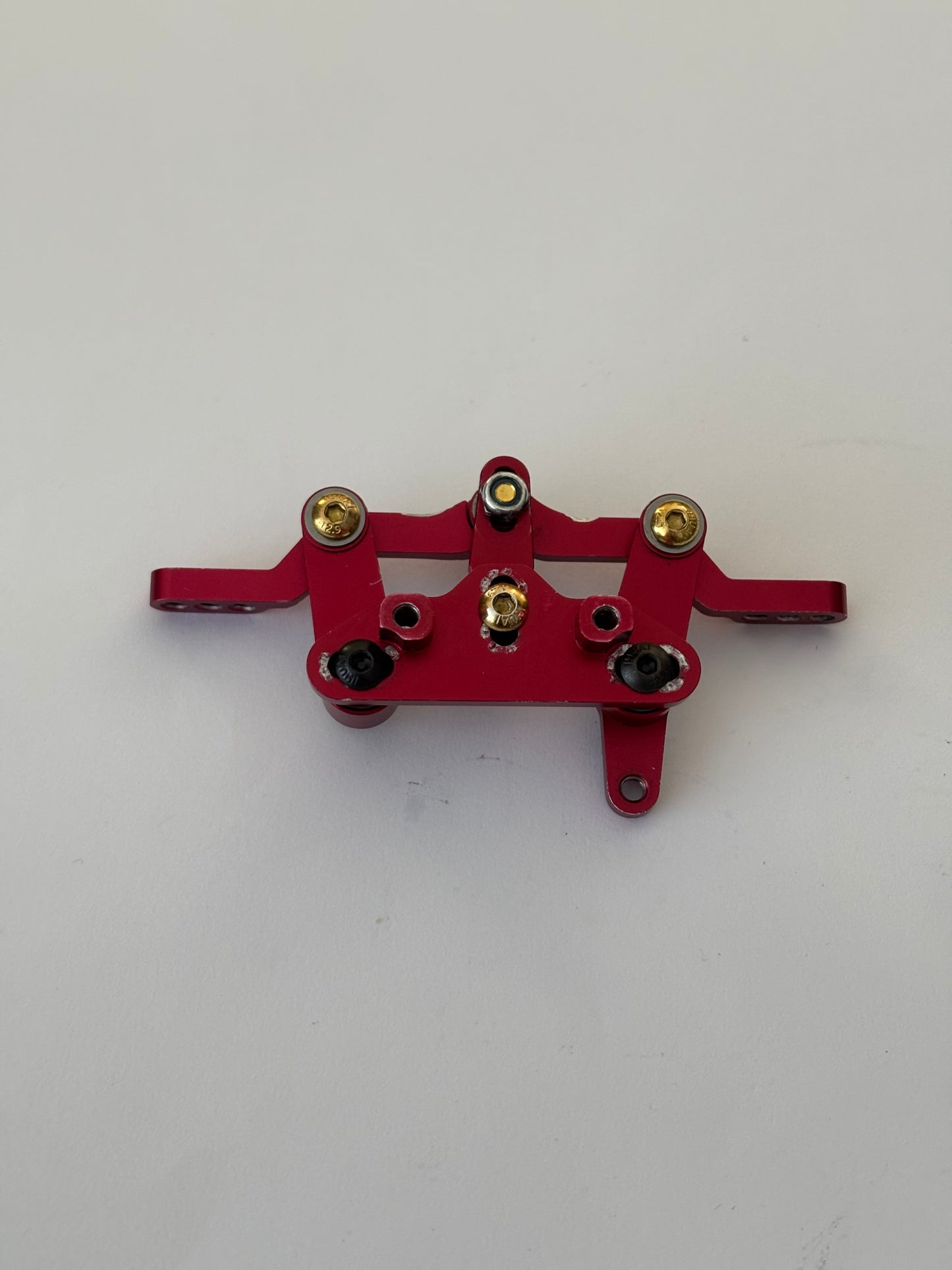 Overdose Galm OD3547 Triple Link Steering Rack Red Alloy Type 1